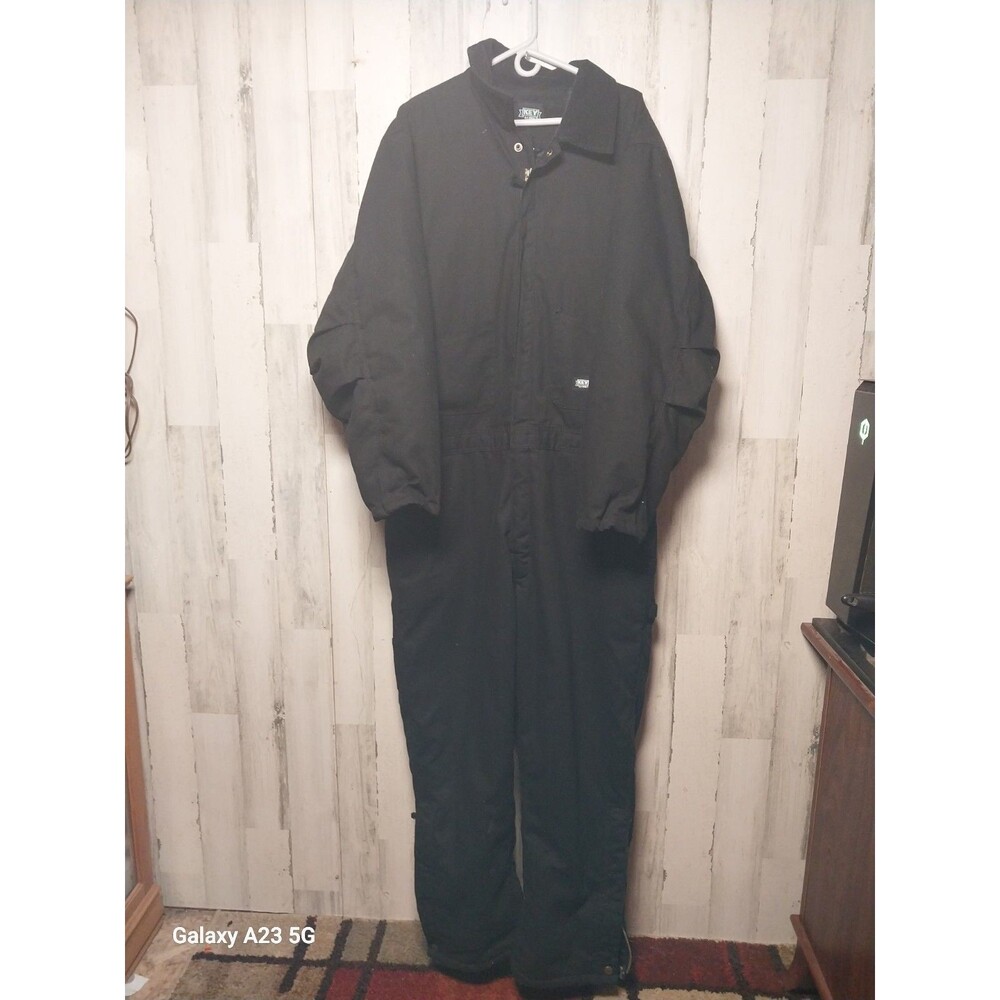 Key Insulated Work Coveralls Size XLT Black